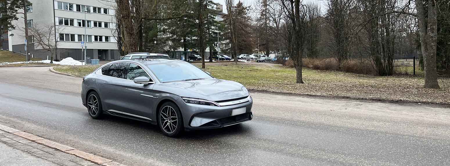 Sähköauto Byd liikenteessä